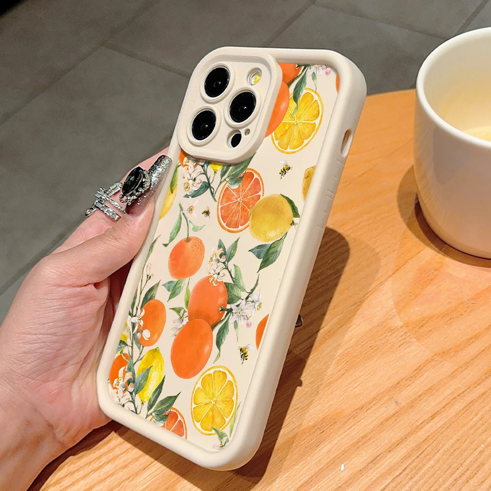 Citrus Blossom Orange Lemon Phone Case Cover