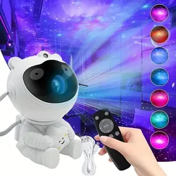 Astronaut LED Starry Sky Night Light Projector with Remote Control for Bedroom Decor and Kids Gifts (Projection light)