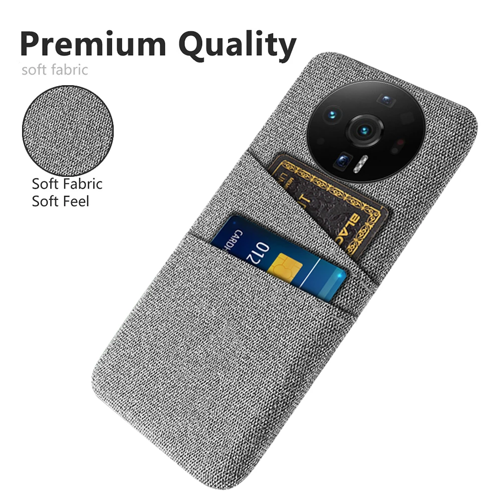 Custodia Per Carte Per Xiaomi Mi 12 S Ultra Custodia In Tessuto Dual Card Cover Di Lusso Xiomi Mi12S Ultra 12 S S12 Ultra 12Sultra 5G Coque