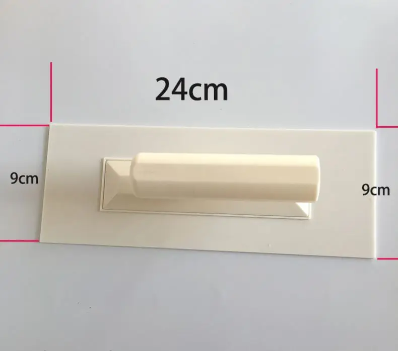 1pc 24x9cm Professional Right angle head Plastic plaster trowel wall paint trowel plastic