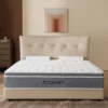 8 Inch Full Mattresses,Hybrid Full Size Mattress in a Box,Gel Memory Foam Medium Firm Grey Mattress,Quality Comfort and Adaptive 1