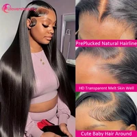 26 30 40 Pouces Perruques Cheveux Humains 13X4 Perruque Brésilienne Glueless Wigs Human Hair 210% Densité Human Hair Lace Wigs Uloversbeauty Perruques Cheveux Humains Sans Colle Lisse Perruque Livraison 3 Jours France 6
