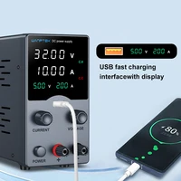 Wanptek DC Power Supply 30V 10A 5A Variable Bench Power Supply Adjustable Lab Power Supply 60V 5A 120V 3A  Voltage Regulator - Image 2