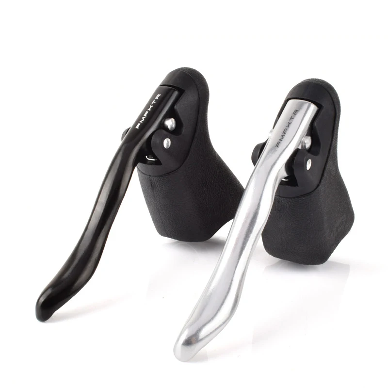 

1 пара, тормозной рычаг из алюминиевого сплава с регулируемым расстоянием для руля дорожного велосипеда, 22,2-23,8 мм, универсальный