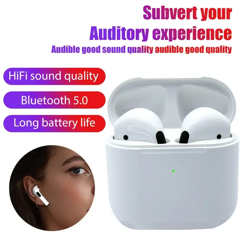 TWS  Pro4  Bluetooth Earphones Wireless Headphones Mini Sports Headset Earbuds Music Earpieces For iPhone Xiaomi Huawei Redmi 3