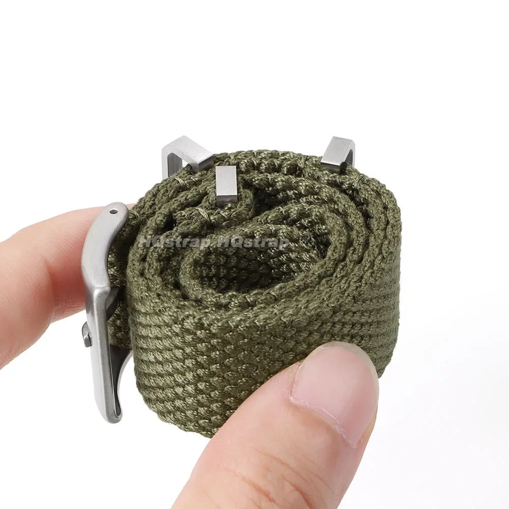 Breathable Nylon Cotton Woven Canvas Watch Strap