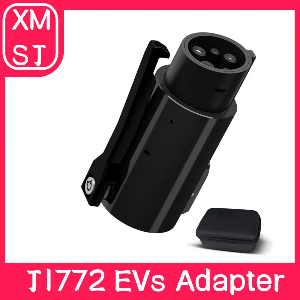

Tesla to J1772 Charging Adapter with Safety Self-Locking Max 40A 250V Apply to Tesla Wall Box Charger Connector