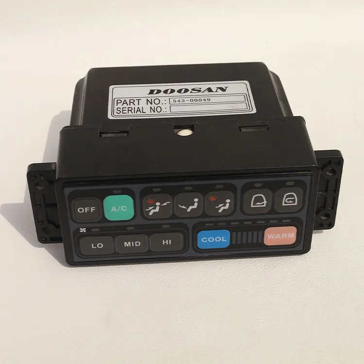 DH225-7 excavator air conditioning control panel 543-00049