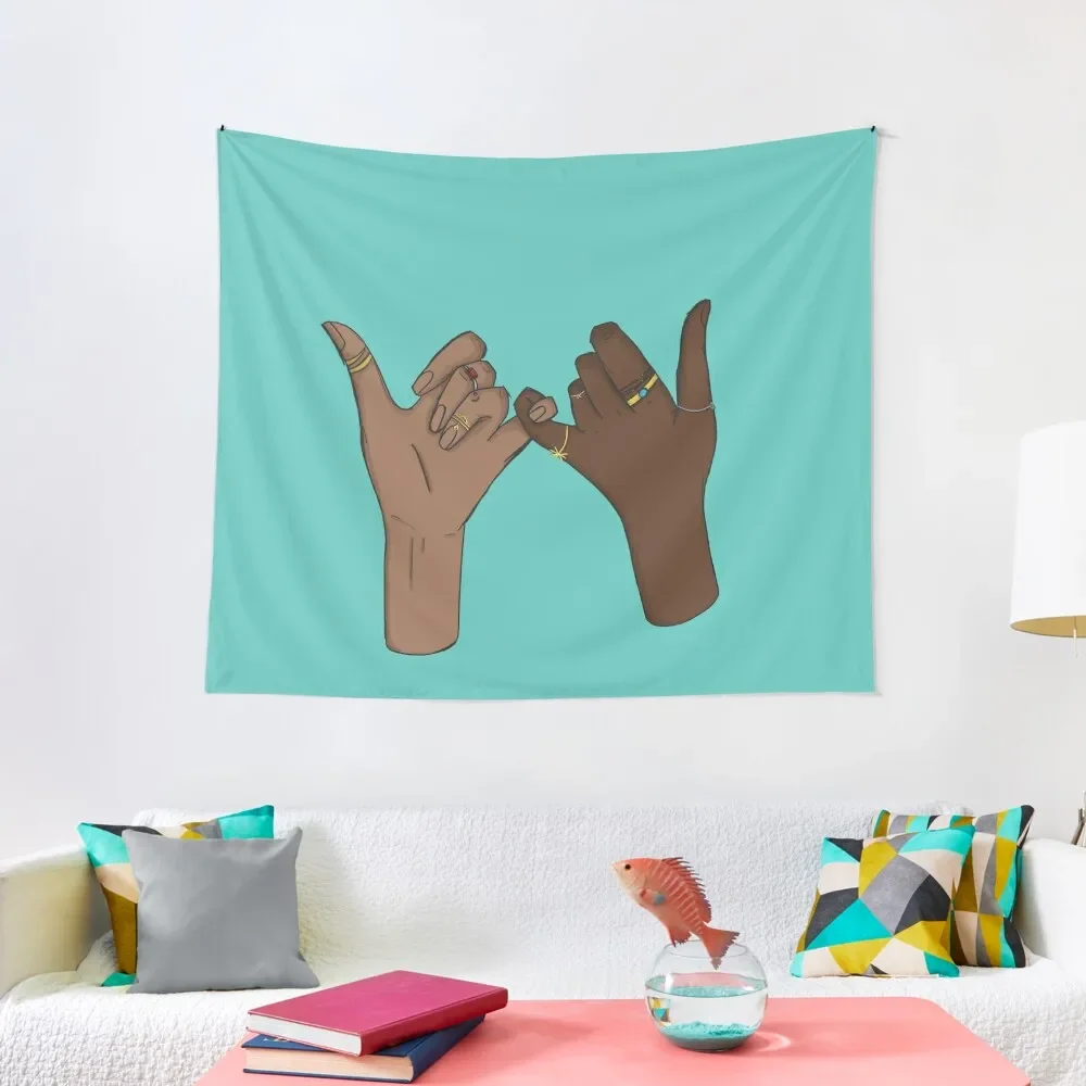 

Pinky Promise Tapestry Korean Room Decor Home Decoration Accessories Tapestry