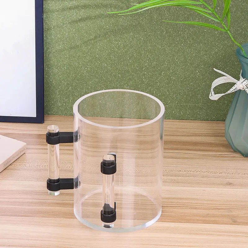 New Clear Acrylic Round Lucite Jewish Washing Cup Judaica Hand Wash Cup with Two Acrylic Handles for Jewish Wholesale 2