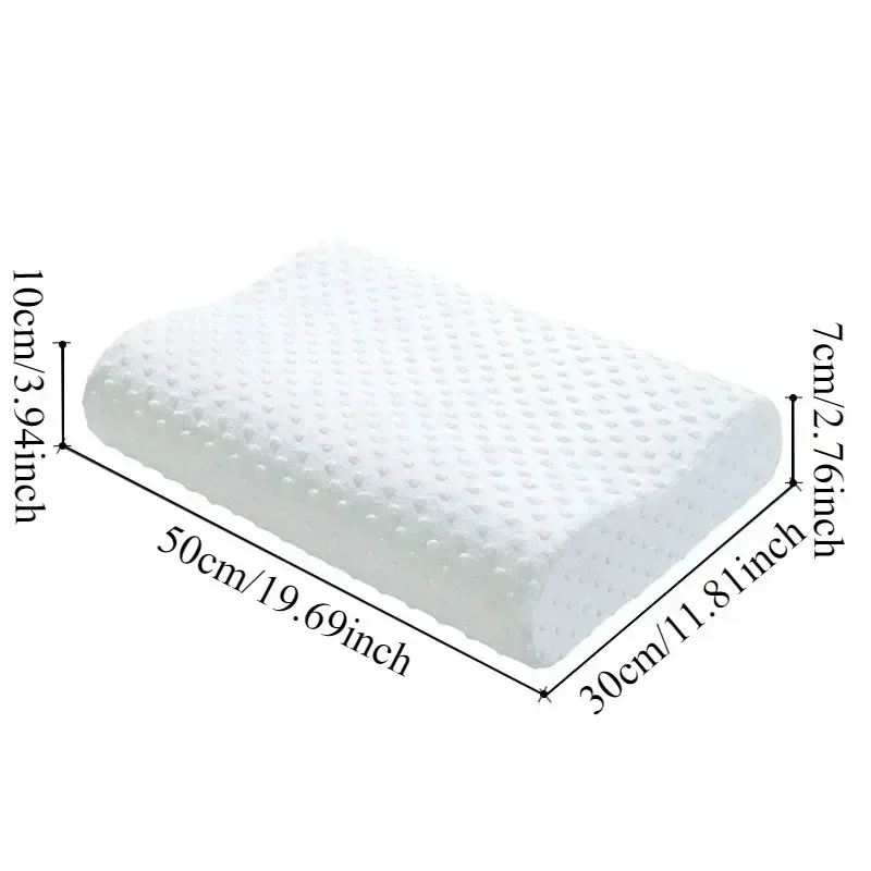 1PC Sleeping Memory Foam Pillow Cervical Massage Pillows Natural Orthopedic Pillow Home Supplies Replacement with Pillow Cover 2