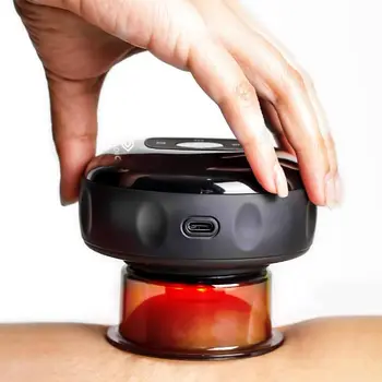Medical Chinese Electric Vacuum Cupping Therapy Set Wireless Skin Scraping Massage Guasha Slimming Body Fat Burner Smart Cupping