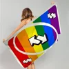 UNO Reverse Card Towel Microfiber Beach Towel Absorbent Quick dry Soft Yoga Swimming Resort Mountain Climbing Towel 2