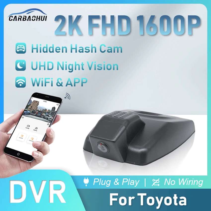 

Car DVR Video Recorder Dash Cam For Toyota Camry RAV4 Wildlander Harrier Levin Corolla Allion CHR IZOA Kluger Alphard HD DashCam