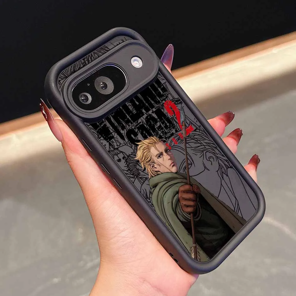 VINLAND SAGA Anime Eye Ladder Lanyard Soft TPU Silicone Phone Case