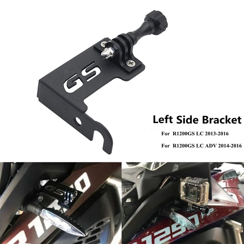 

Кронштейн для передней левой камеры мотоцикла, кронштейн для боковой камеры Go Pro, подставка для BMW R1200gs Lc Adv