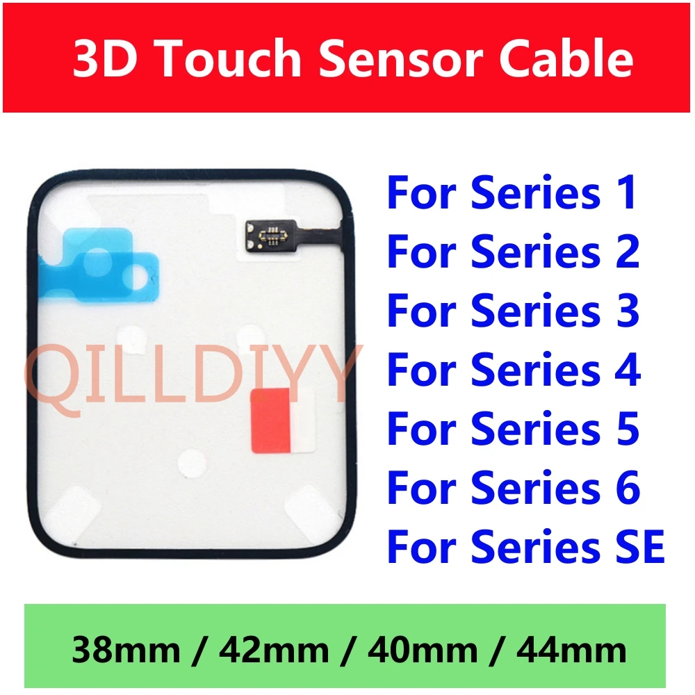 Force 3D Touch Sensor Flex Cable Per Apple Watch Series 1 2 3 4 5 Gravity Induction Sense Coil 38Mm 42Mm 40Mm 44Mm Gps Lte