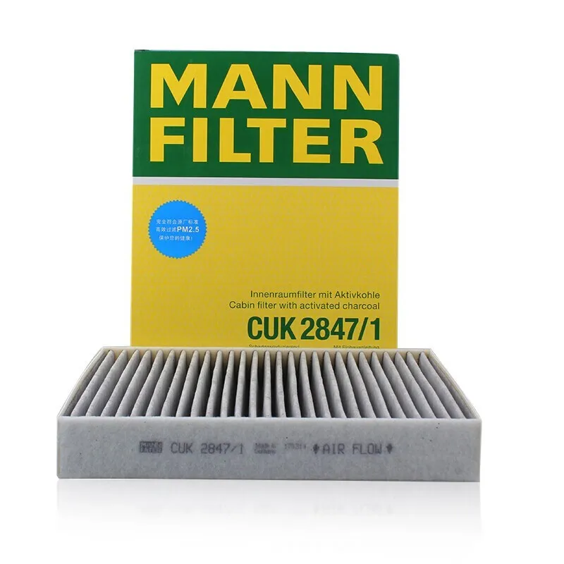 

MANN FILTER CUK2847/1 / FP2847/1 Cabin Filter For PORSCHE Cayenne(92A) VW Volkswagen Touareg II(7P) 7P0819631 958.572.219.00