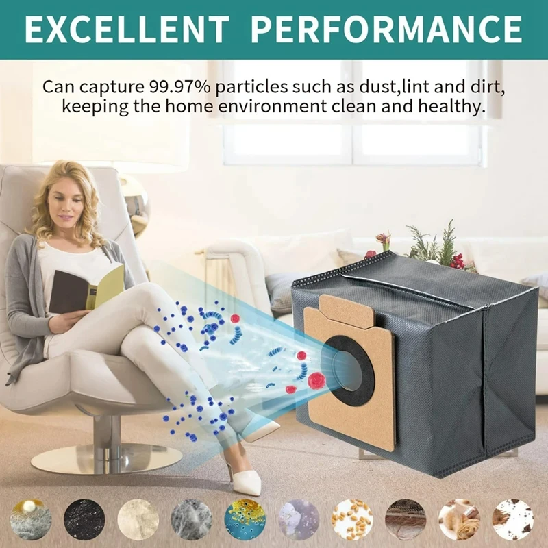 saco de po compativel para eufy clean x8 pro ses x10 pro omni 01