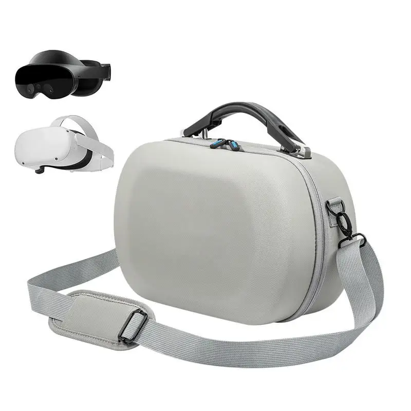 Portable Storage PU Bag For MetaQuest2/Pro VR Headset Case Helmet