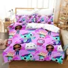 Gabbys Dollhouse Bedding Set Single Twin Full Queen King Size Bed Set Adult Kid Bedroom Duvet cover Sets 3D Anime Bed Sheet Set 2