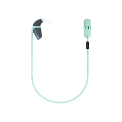 Waterproof Anti-Loss Clip with Silicone Elastic Cord for Hearing Aids and Glasses (Green Single)