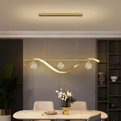 Modern Glass Ball LED Pendant Lights Minimalist Decor Living Dining Room Kitchen Chandelier Home DecorationHanging Light Fixture