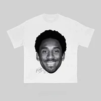 Summer Cotton T-Shirt Kobe Bryant Graphic Streetwear Tee