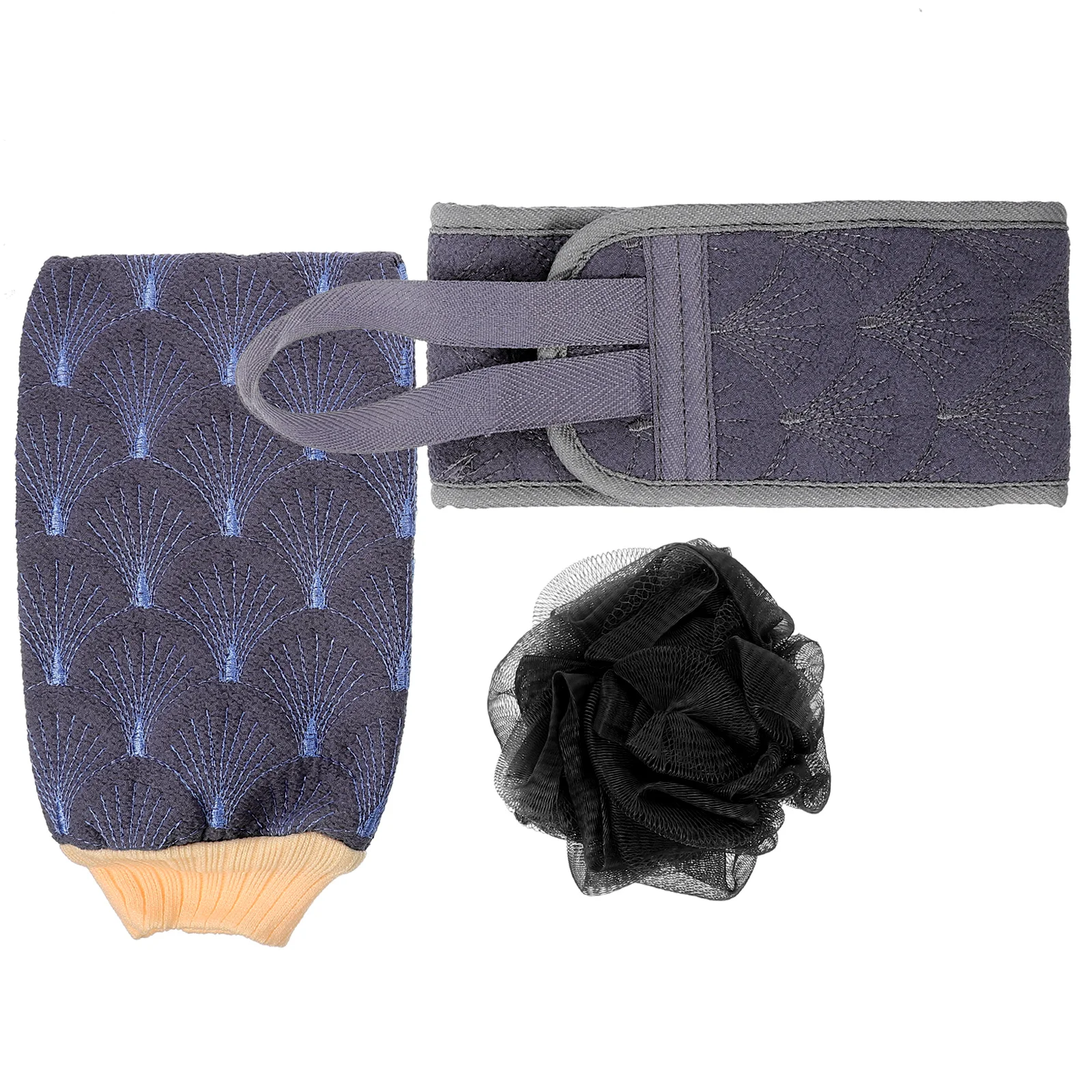 

1 Set Bath Exfoliating Tools Exfoliating Glove Showering Towel Exfoliating Bathing Ball