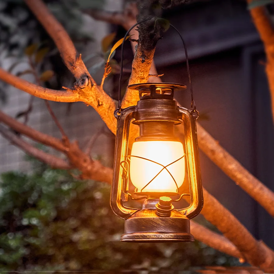 Led Vintage Flickering Flame Solar Lights,solar Lantern Outdoor Waterproof,  Solar Powered Hanging Lantern, Rustic Heavy Duty Lantern Lamp For Patio  Garden Yard Deck Camping - Temu United Arab Emirates