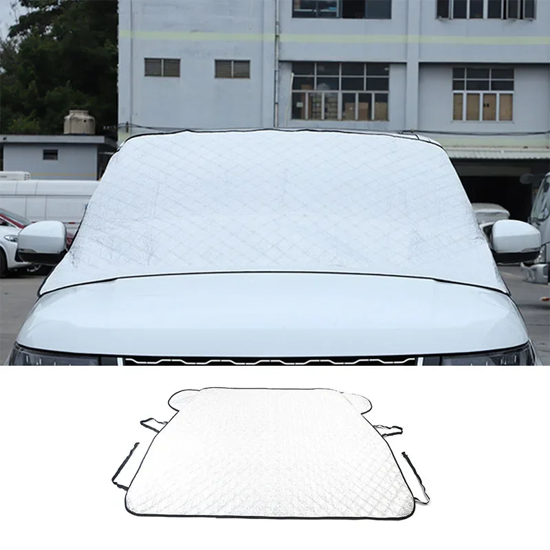 

For Land Rover Range Rover Vogue 2023 Car Windshield Snow Anti Frost Cover Windproof Winter Ice Snow Shield Trim Car Accessories