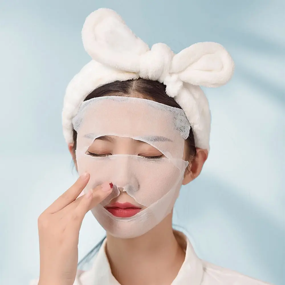 50/200Pcs Skin Care Stretchable Wet Compress Cotton Elasticity Thin Section Makeup Remover Cotton Piece Disposable