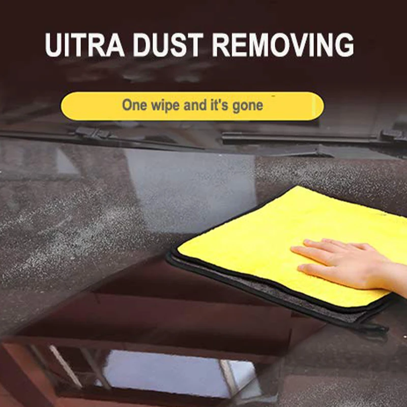 Microfiber Towels Ultra Fine Fiber for Automobiles Super Thick Car Drying Absorbent Car Washing Multifunctional Cloths