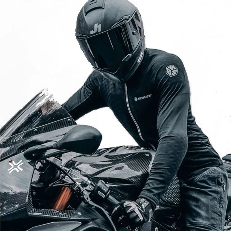 Men's SCOYCO Summer Breathable Mesh Motocross Equipment Motorcycle Body Armor Vest CE Protector Motorbike Protect Jacket Armors
