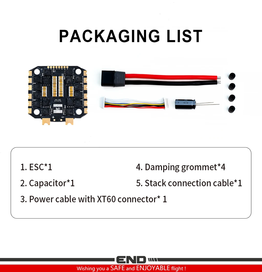 Axisflying Argus-ECO60A BL32 4IN1 4-6S ESC 60A Поддержка контроллера скорости Dshot1200 для 5-дюймового FPV дрона для фристайла Квадрокоптера thumbnail 6