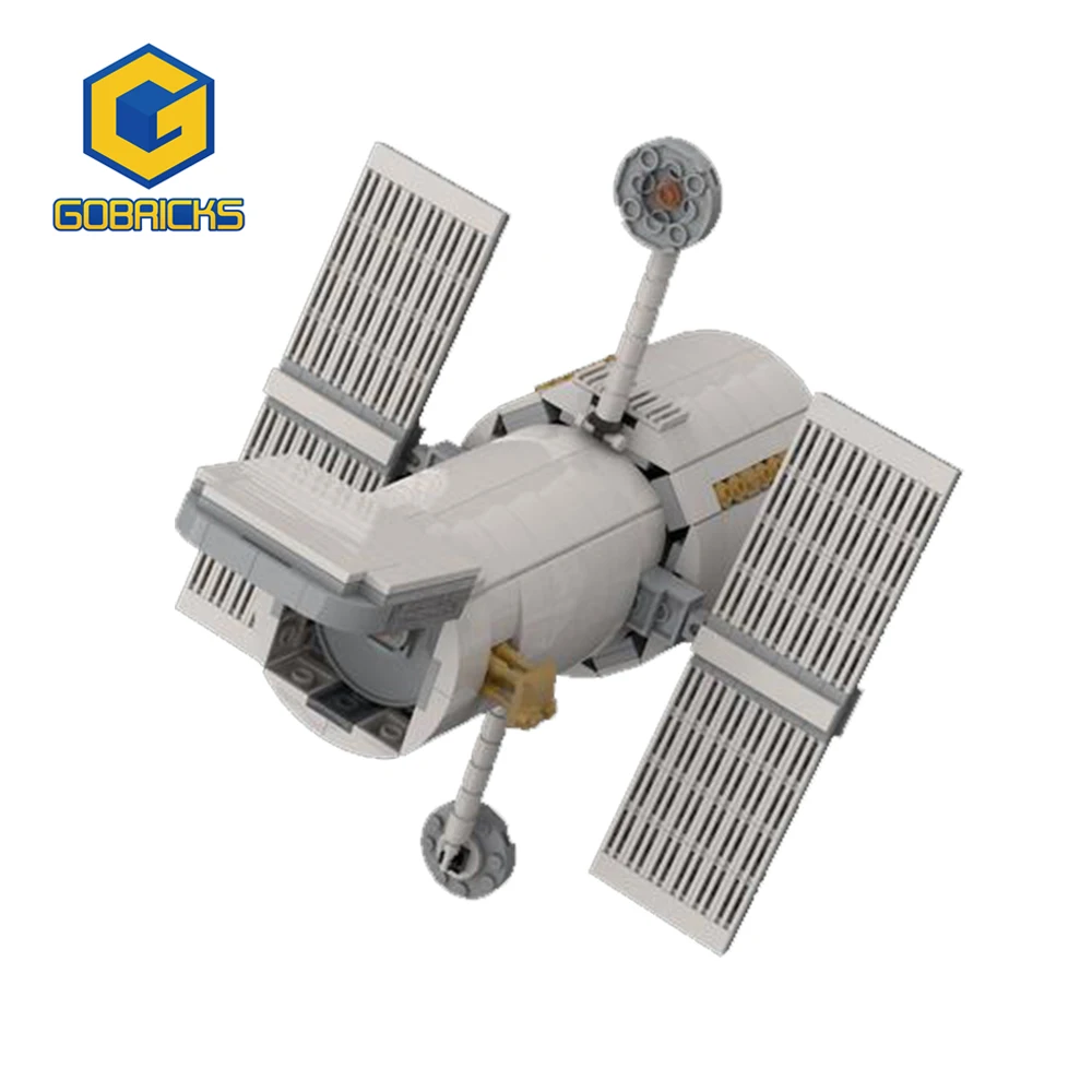 

Gobricks 796PCS MOC Building Blocks Scale Hubble Space Telescope Model DIY Assembled Bricks Creative Children Toys Gifts
