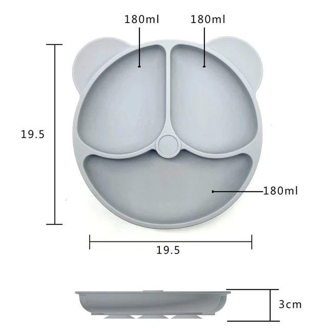 Baby Safe Silicone Dining Plate 5