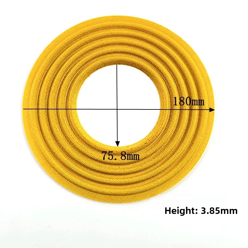 2개 170-190mm 베이스 엘라스틱 웨이브 라우드스피커 서브우퍼 우퍼 스피커 수리용 스파이더 댐퍼 가스켓 보이스 코일용