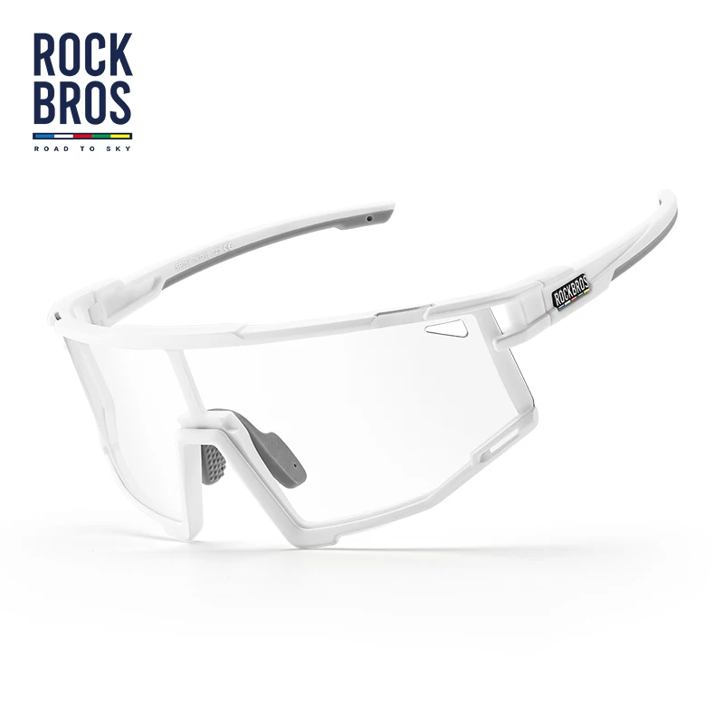 ROCKBROS-Lunettes de soleil polarisées photochromiques, équipement de cyclisme, UV 400 ultraviolet, sport de plein air, randonnée