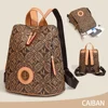 Ladies' new large capacity backpack with fashionable patterns, business teacher backpack, laptop backpack, travel female student 1