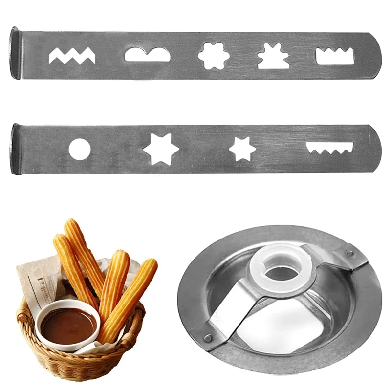 Biscuit Attachment Accessories 8 Shapes For Meat Mincer Food Processor Set Of 2