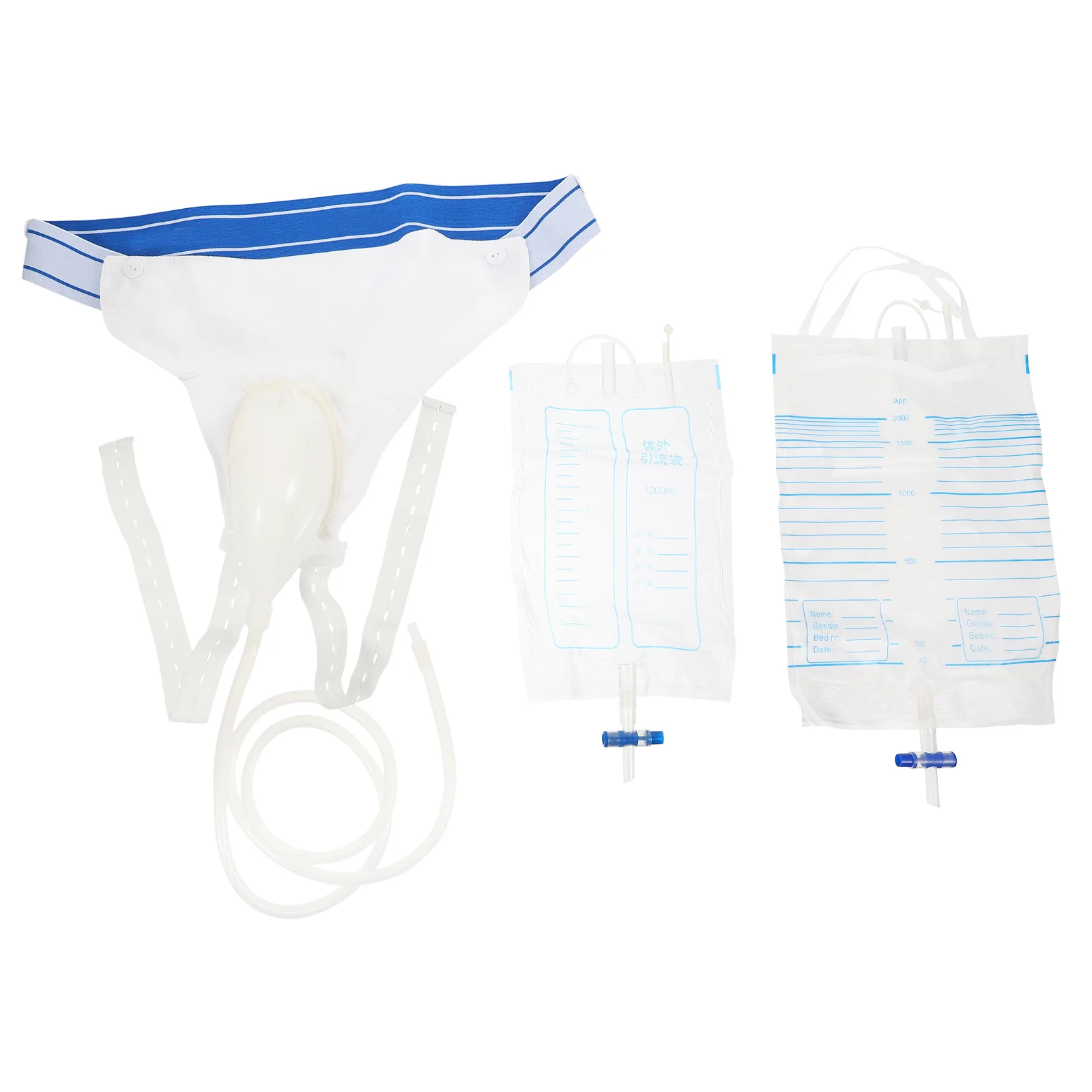 

Urinal Disabled Men Bag for Elderly Bags Breathable Condom Catheters Silica Gel Pouch Urinals