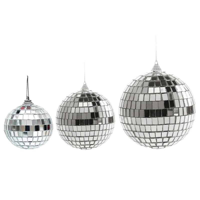 

Mirror Balls Party Shining Ball Mirror Christmas Reflective Glass Ball Xmas Tree Home Decoration Ornaments