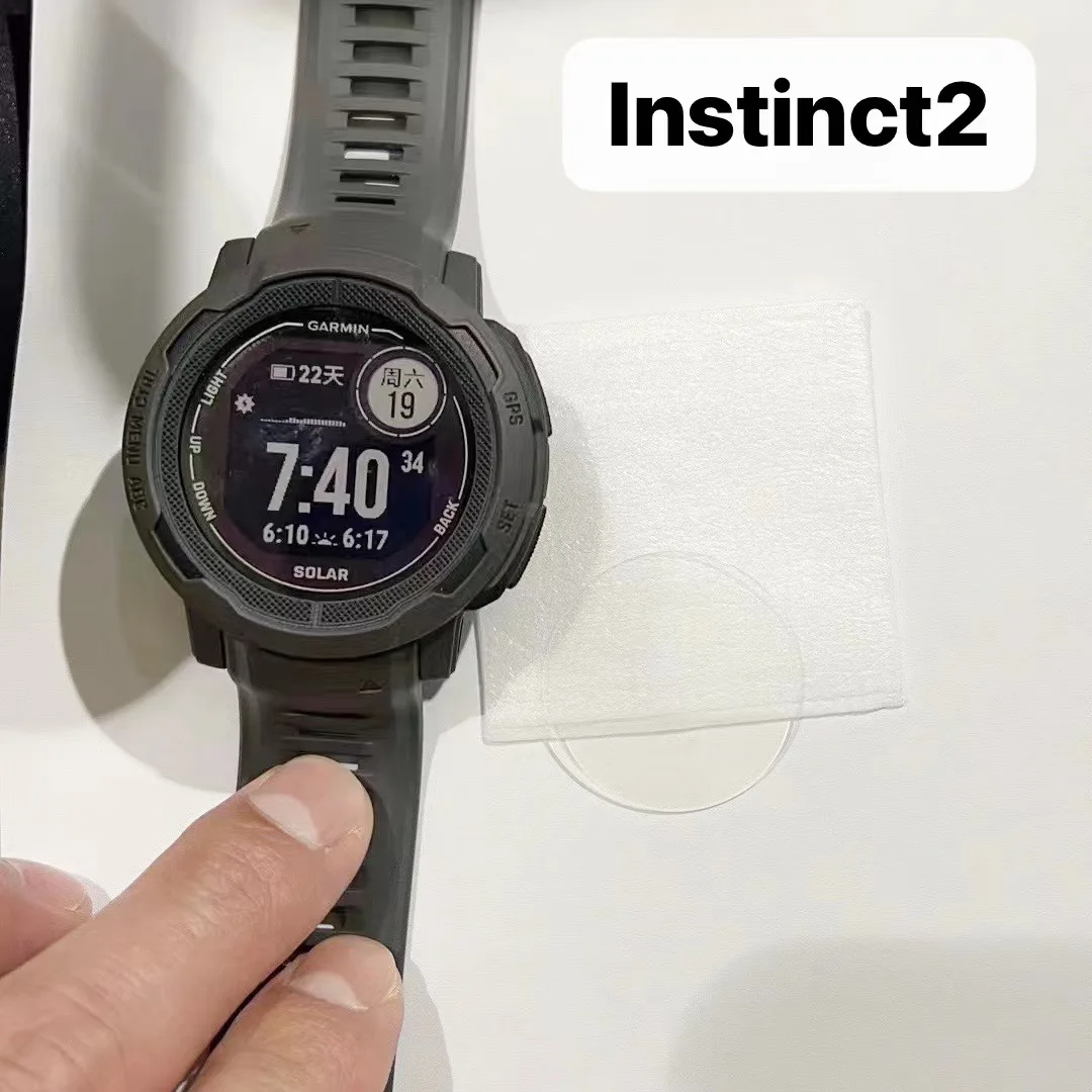 2Pcs HD Tempered Glass For Garmin instinct 2 S Smartwatch Screen Protector  Film for Garmin instinct2 watch 9H Glass Accessories