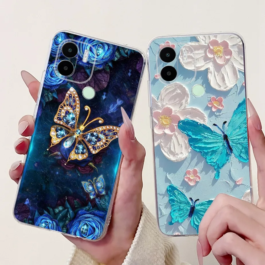 Cute Cat Painted Soft Slim Phone Case Cover - Bumper Protection