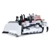 40KG 1/14 RC Metal Hydraulic Bulldozer D11T Remote Control Heavy Machine Radio Controlled Dozer Model Smoke Motor Battery PL18EV 4