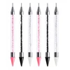 1PC Dual Heads Acrylic Metal Dotting Wax Pen Rhinestones Gem Picker Crystal Picking Nail Art Studs Dotter DIY Point Drill Tools 2