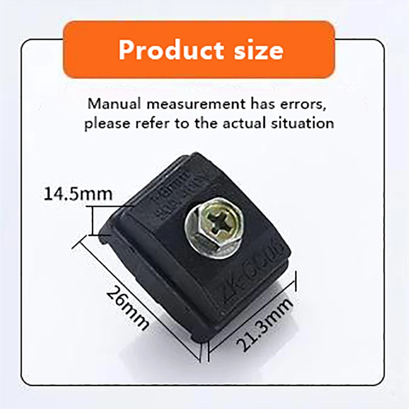 1PC 50A Insulated Puncture Wire Clip 400V Break-proof T-shaped Terminal Splitter Wire Clamp Connector 1-6mm Square