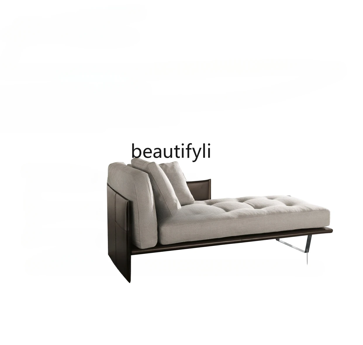 

Post-Modern Light Luxury Lazy Sofa Hong Kong Style Designer Sample Room Recliner Italian Style Chaise Longue