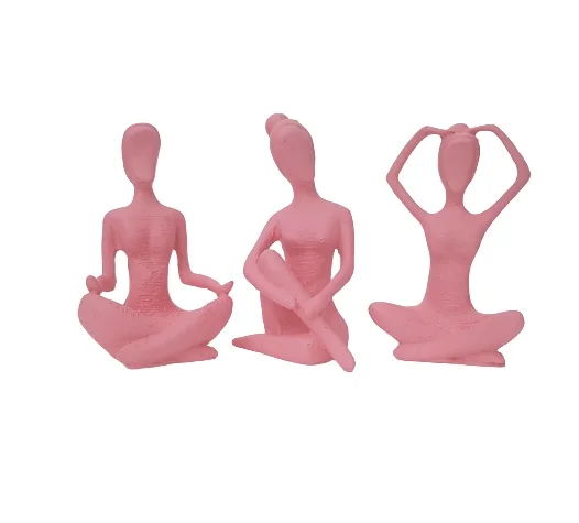 

EU HOME DECORATION AROSE TRIPLE PINK YOGACI WOMEN